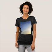 Geel tot blauw t-shirt (Voorkant volledig)