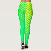 Geel tot Groen Leggings van het Patroon van de Gra (Achterkant)