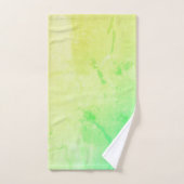 Geel tot groen ombre type bad handdoek (Handdoek)