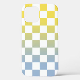Geel-tot-lichtblauw ombré-patroon Case-Mate iPhone case