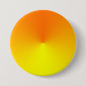 Geel tot Oranje verloop - Gepersonaliseerd Sjabloo Ronde Button 7,6 Cm (Voorkant)