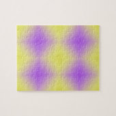 Geel tot Paarse diamantpatroonverloop Legpuzzel (Horizontaal)