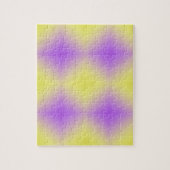 Geel tot Paarse diamantpatroonverloop Legpuzzel (Verticaal)