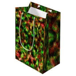 Geel tot rood gekleurd, groen gekleurd met het eff medium cadeauzakje