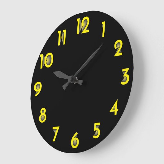 geel tot zwart verloop grote klok (Hoek)