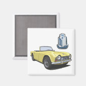 Geel TR4 Magneet (Voorkant / Achterkant)