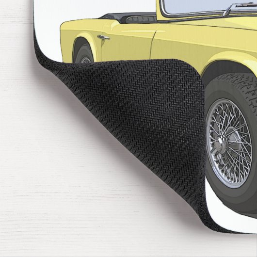 Geel TR4 Muismat (Hoek)