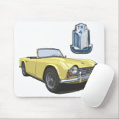 Geel TR4 Muismat (Met muis)