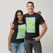 Geel Trompetvis T-shirt (Unisex)