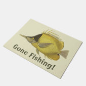 Geel Tropische Chelmon longirostris,  Vis Deurmat (Schuin)