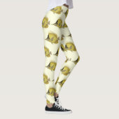 Geel Tropische Chelmon longirostris,  Vis Leggings (Rechts)