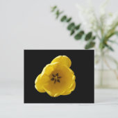 Geel Tulp Briefkaart (Staand voorkant)