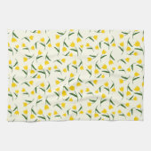 Geel Tulp Patroon  Theedoek (Horizontaal)