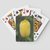 Geel Tulp - speelkaarten voor slechtzien (Achterkant)