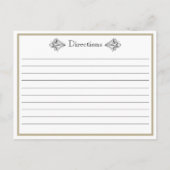  geel tulpenrecept Kaart (Achterkant)