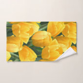 Geel Tulpenveld Bad Handdoek (Handdoek)