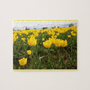 Geel Tulpveld, oregon Legpuzzel