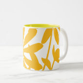 GEEL TWEEKLEURIGE KOFFIEMOK (Voorkant rechts)