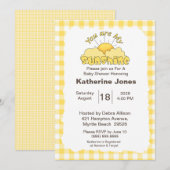 Geel U bent mijn Sunshine Baby shower Kaart (Voorkant / Achterkant)