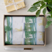 Geel Uitzicht van de Eerste Kerstwinter van de Lab Tissuepapier (Geschenk)