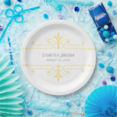Geel v2 Fancy Bord voor sierpapier (Feest)