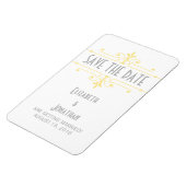 Geel v2 Fancy Ornamental sparen de Magneet van de  (Linkerzijde)