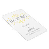 Geel v2 Fancy Ornamental sparen de Magneet van de  (Rechterzijde)