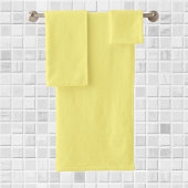 Geel: vaste, uniforme kleur bad handdoek