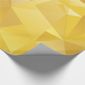 Geel veelhoekig cadeaupapier (Hoek)