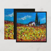 GEEL VELD KAART (Voorkant / Achterkant)