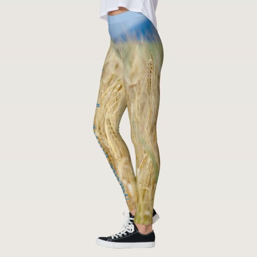 Geel veld leggings (Links)