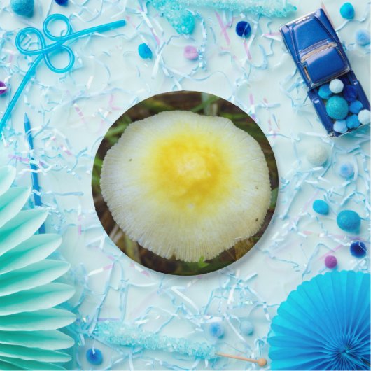 Geel Veld Pet Paddenstoel Papier Borden Papieren Bordje (Feest)