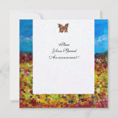 GEEL VELD , rood groen paars wit Kaart (Achterkant)