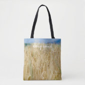 Geel veld tote bag (Voorkant)