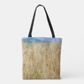 Geel veld tote bag (Achterkant)