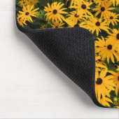 Geel veld van Daisies - Daisy Mousepad Muismat (Hoek)