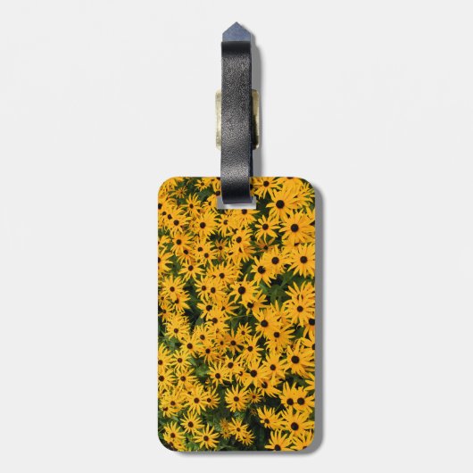 Geel veld van het Bagagelabel van Daisies (Achterkant verticaal)