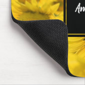 Geel veld Zonnebloemen Foto Muismat (Hoek)