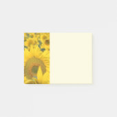 Geel veld Zonnebloemen Foto Post-it® Notes (Voorkant)