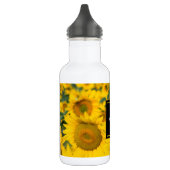 Geel veld Zonnebloemen Foto Waterfles (Links)