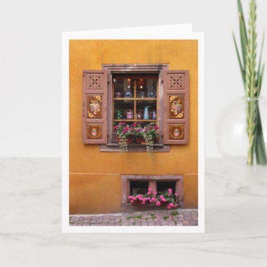 Geel Venster Kaart (Voorkant)