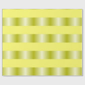Geel verloop strepen patroon cadeaupapier (Vlak)