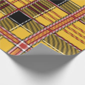 geel verpakkingspapier cadeaupapier (Hoek)