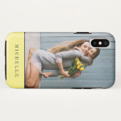 Geel | Verticaal gefotografeerd gepersonaliseerd m Case-Mate iPhone Case (Achterkant (horizontaal))