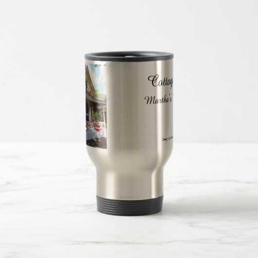 Geel Victoriaans met Bunting - Martha's wijntuin Reisbeker (Center)