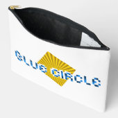 Geel Vierkant met balken en Tegenovergestelde Pixe Etui (Open)