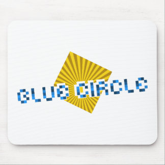 Geel Vierkant met balken en Tegenovergestelde Pixe Muismat