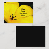 Geel Visitekaartje (Voorkant / Achterkant)