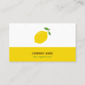 Geel Visitekaartje (Achterkant)