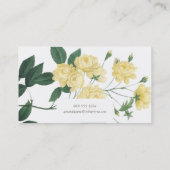 Geel Visitekaartje bloesbloem, vers (Achterkant)